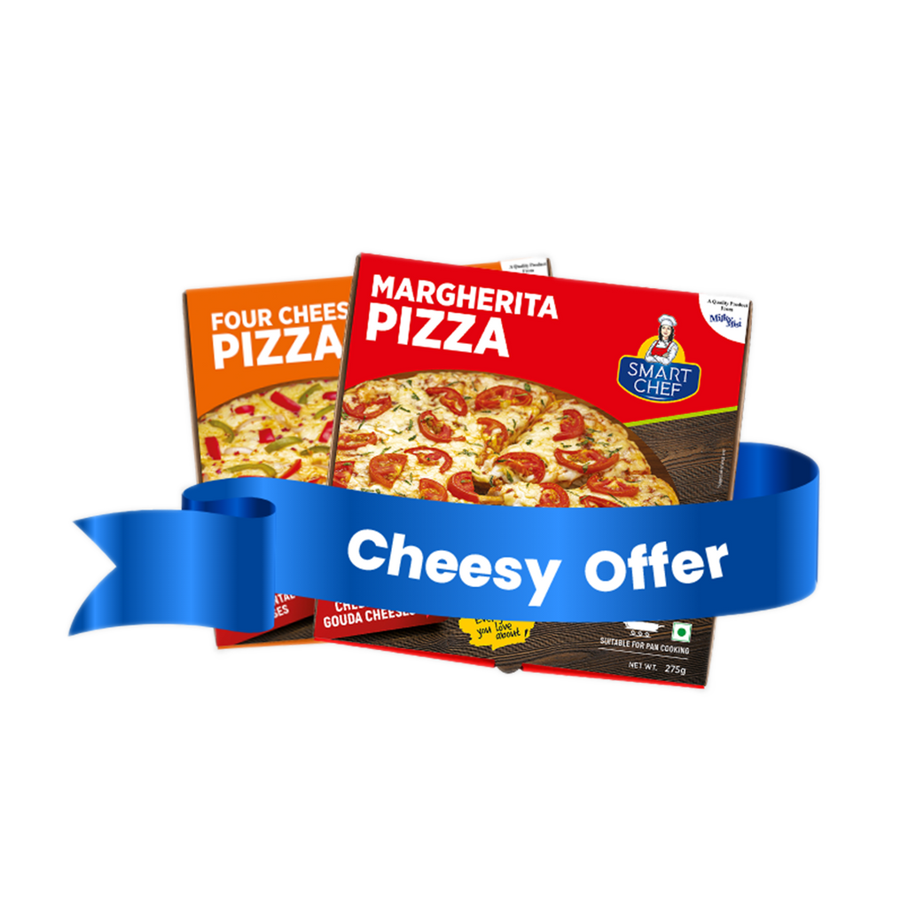Margherita + Four Cheese Combo(33% Off)
